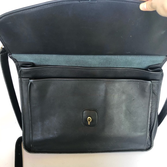 Coach Bags Coach Vintage Briefcase Black Leather Poshmark
